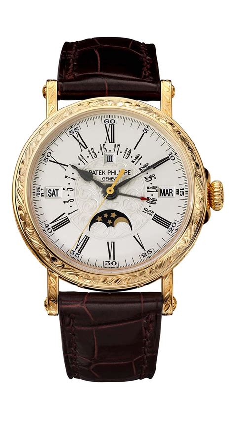 patek philippe with engraving|Patek Philippe rare crafts.